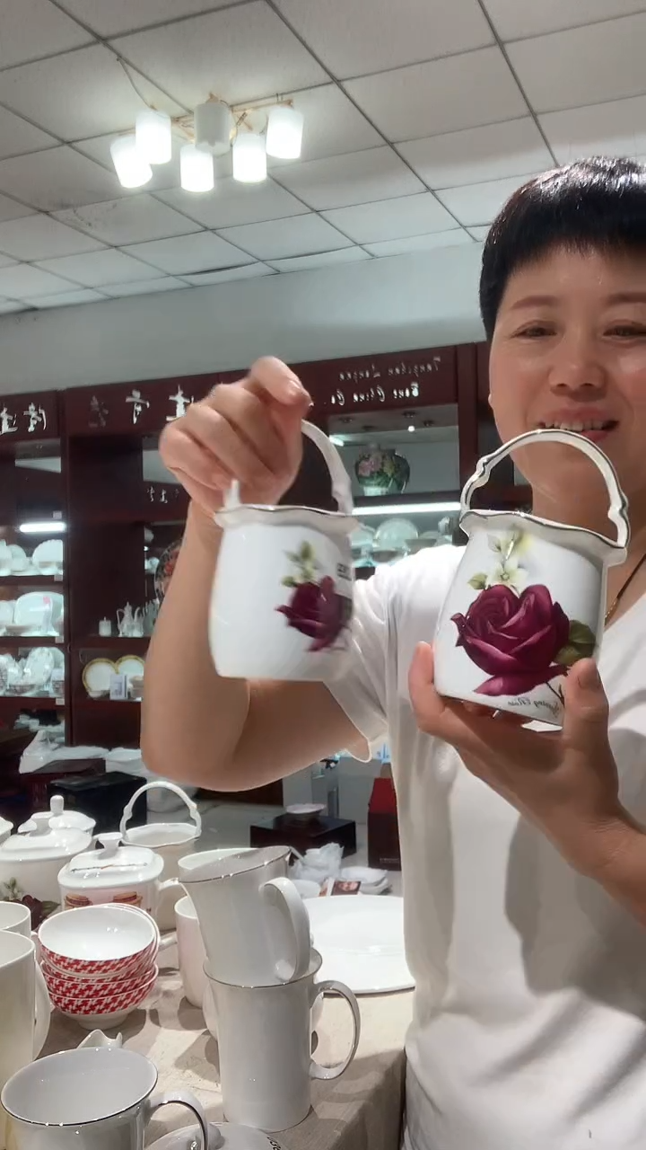 花篮外单尾货隆达骨瓷