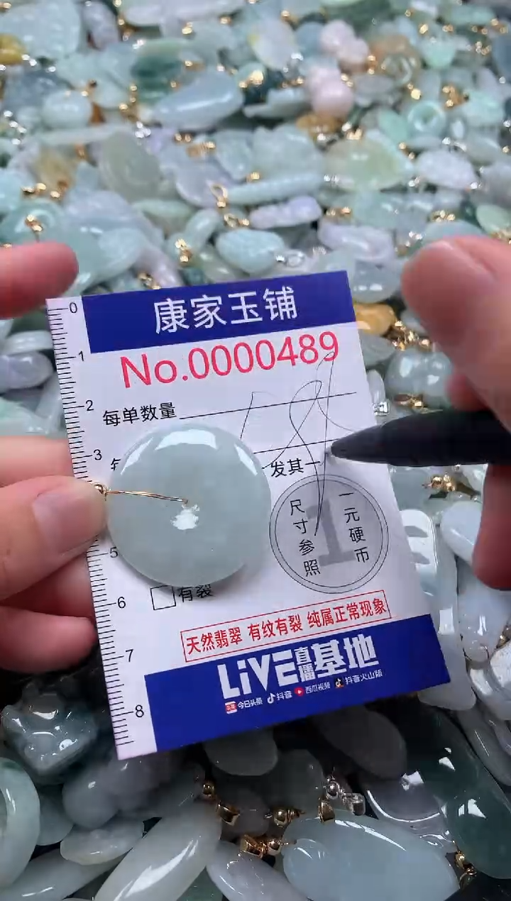 【闪购商品】翡翠吊坠(不含链)未镶嵌489