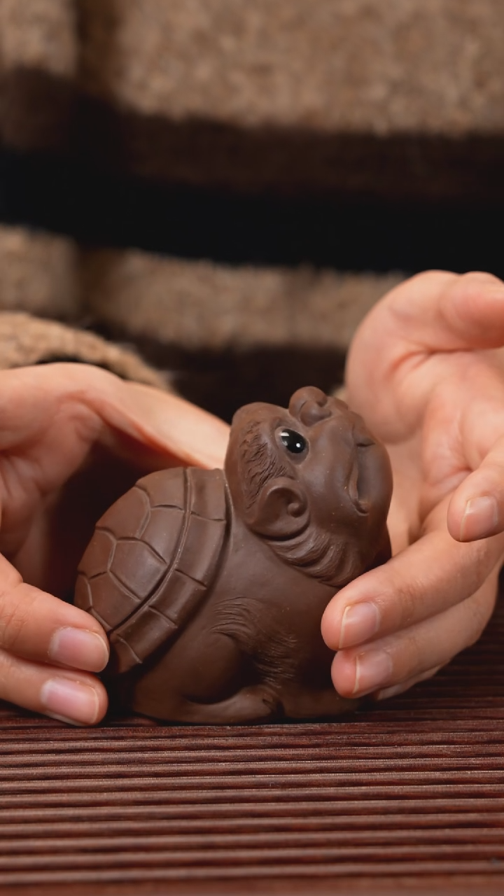 【闪购商品】紫砂茶宠望月小龟