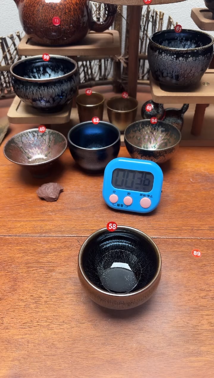 茶盏恩*58号建盏工匠茶器