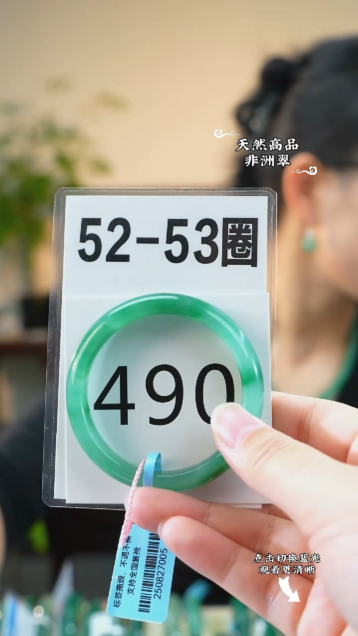 未镶嵌手镯石英质玉（非洲翠）52