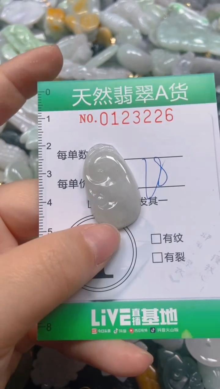 翡翠未镶嵌颈饰闪购0123226