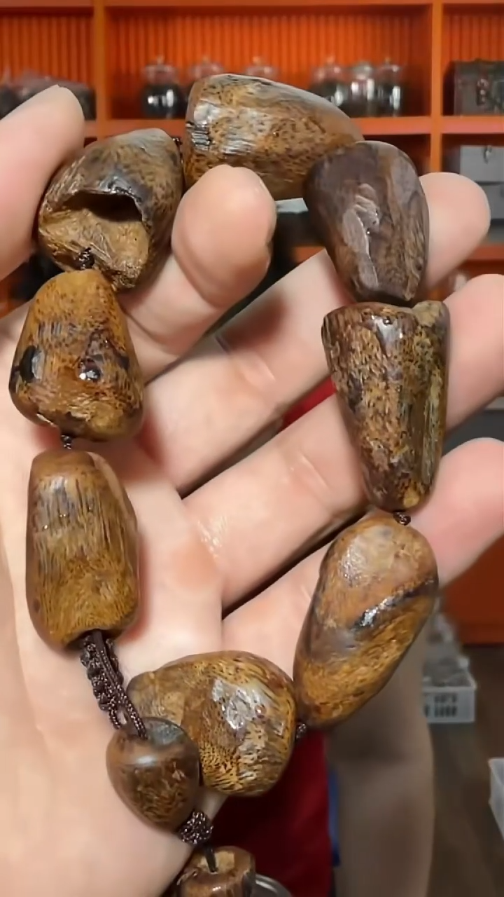 沉香手串b1号沉水单圈多样性发一