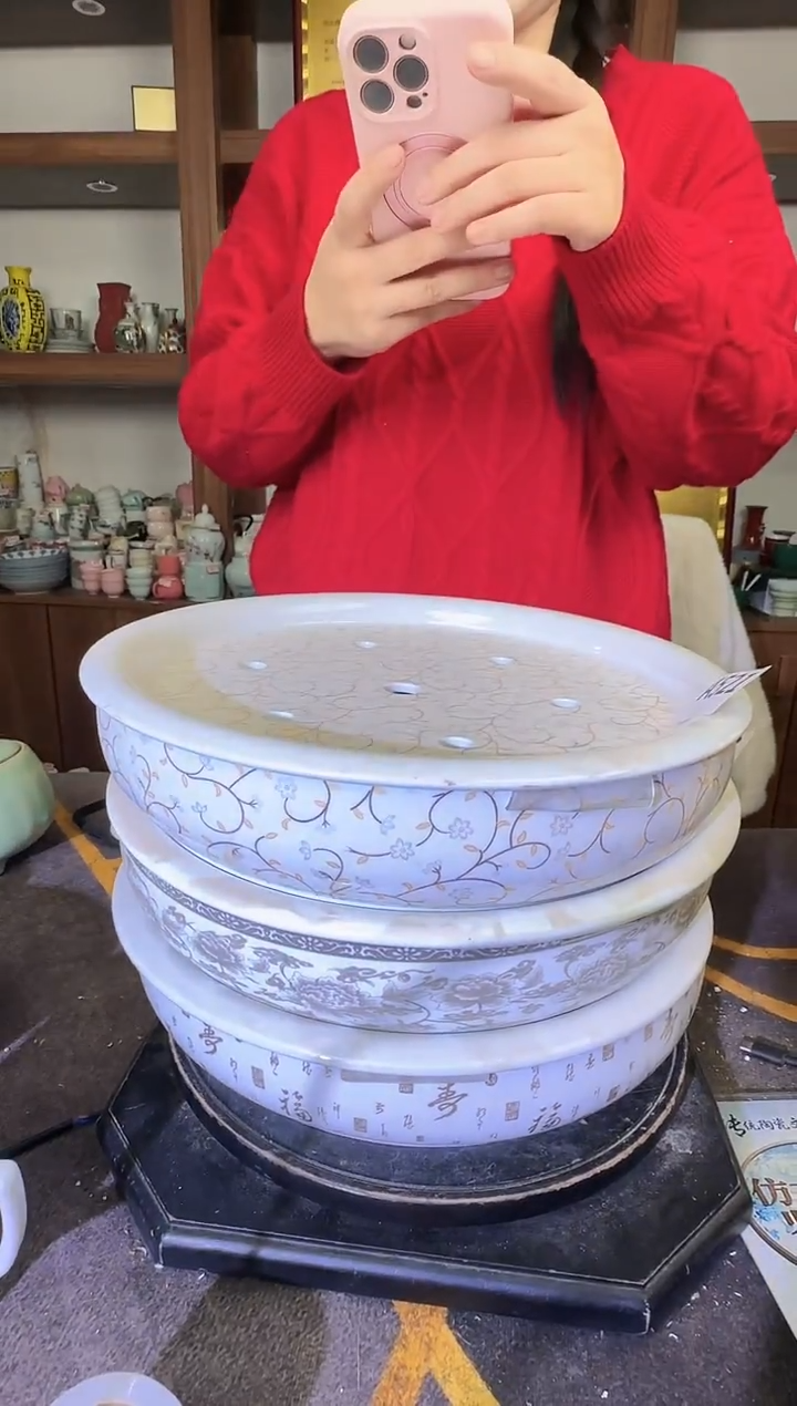 其他A524不固定一件景德镇制陶瓷干泡台