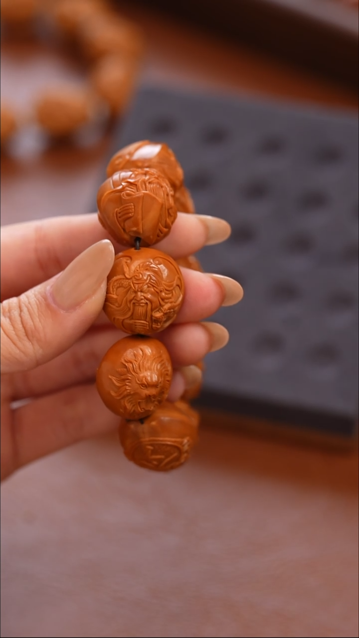 手串/手链橄榄核张*忌关公