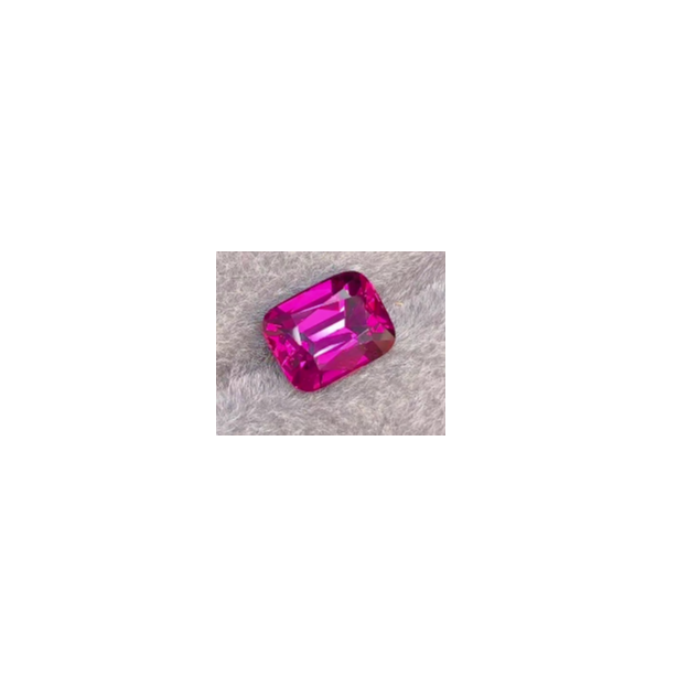 天然全净精切玫瑰石榴石裸石5.01ct