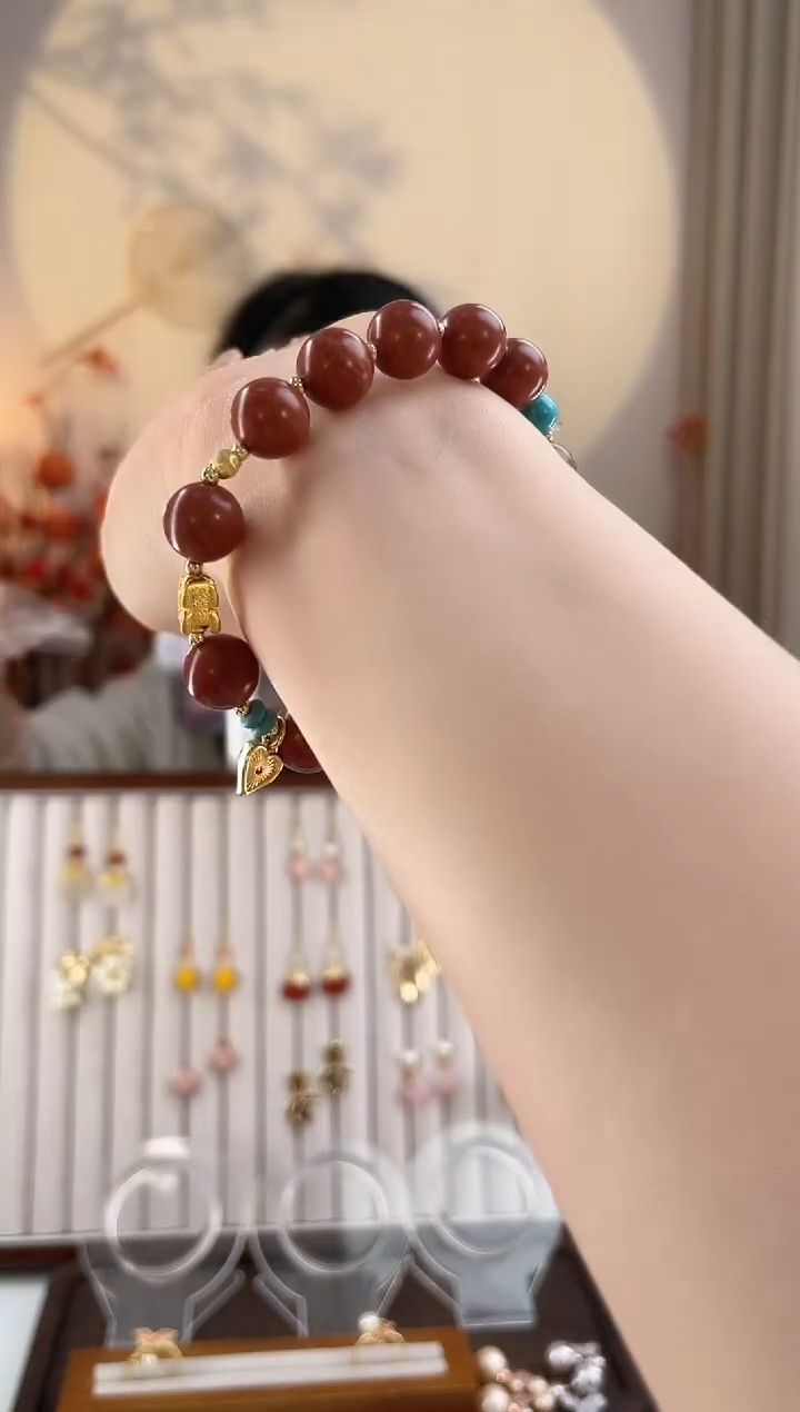 铜合金无朱雀合香珠手串