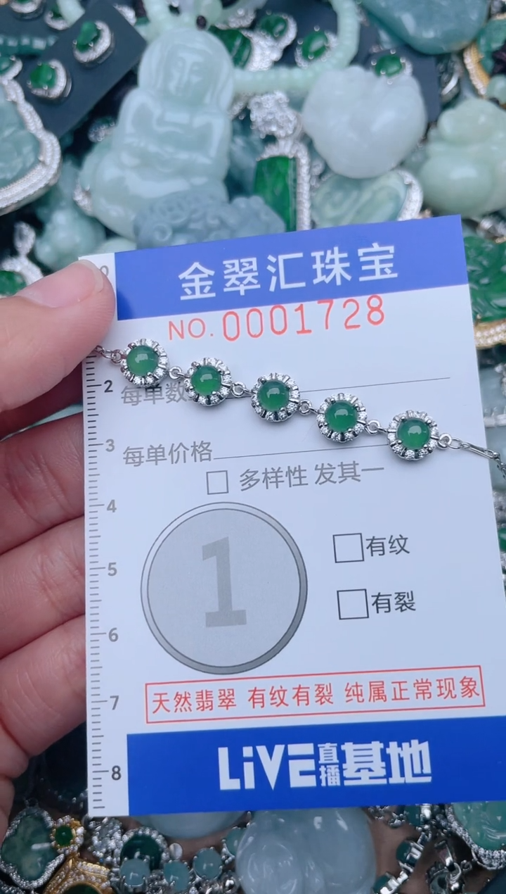 【闪购商品】翡翠颈饰未镶嵌1728...1