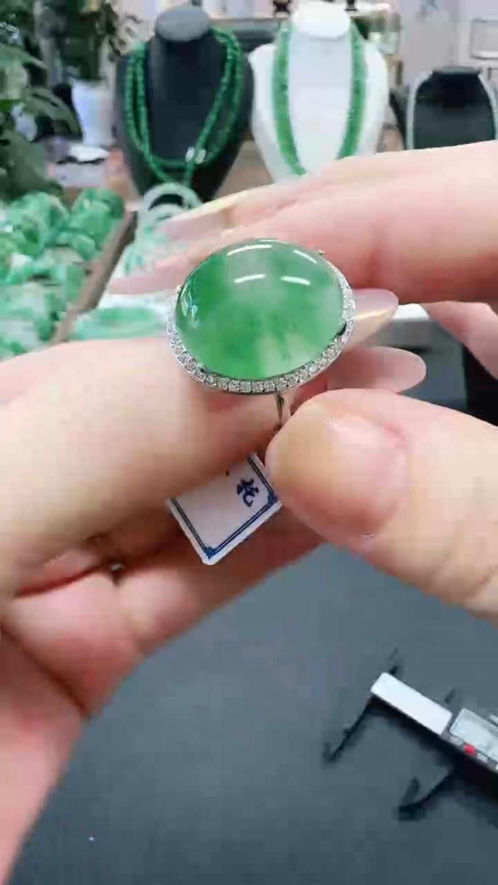 未镶嵌1石英质玉（非洲翠）/7386