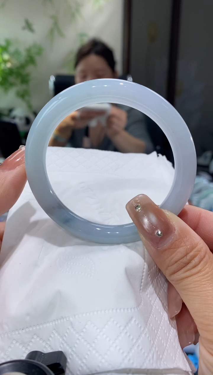 未镶嵌手镯翡翠圈口54.3