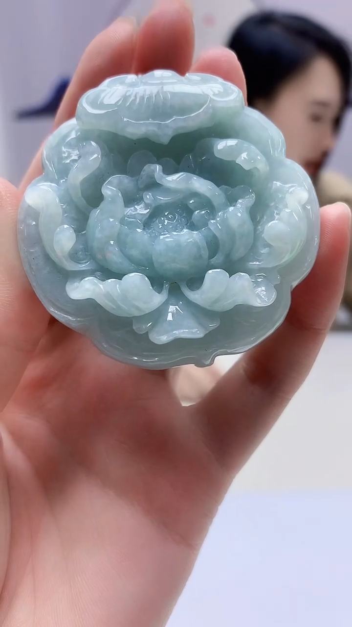 【闪购商品】定制翡翠未镶嵌3123zm-毛货挂件花牌147