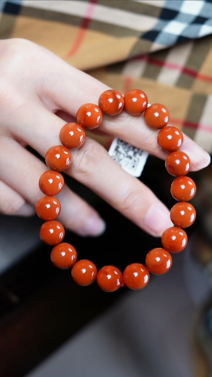 【闪购商品】南红玛瑙手串未镶嵌柿子@@SCSZ单-10m极手工