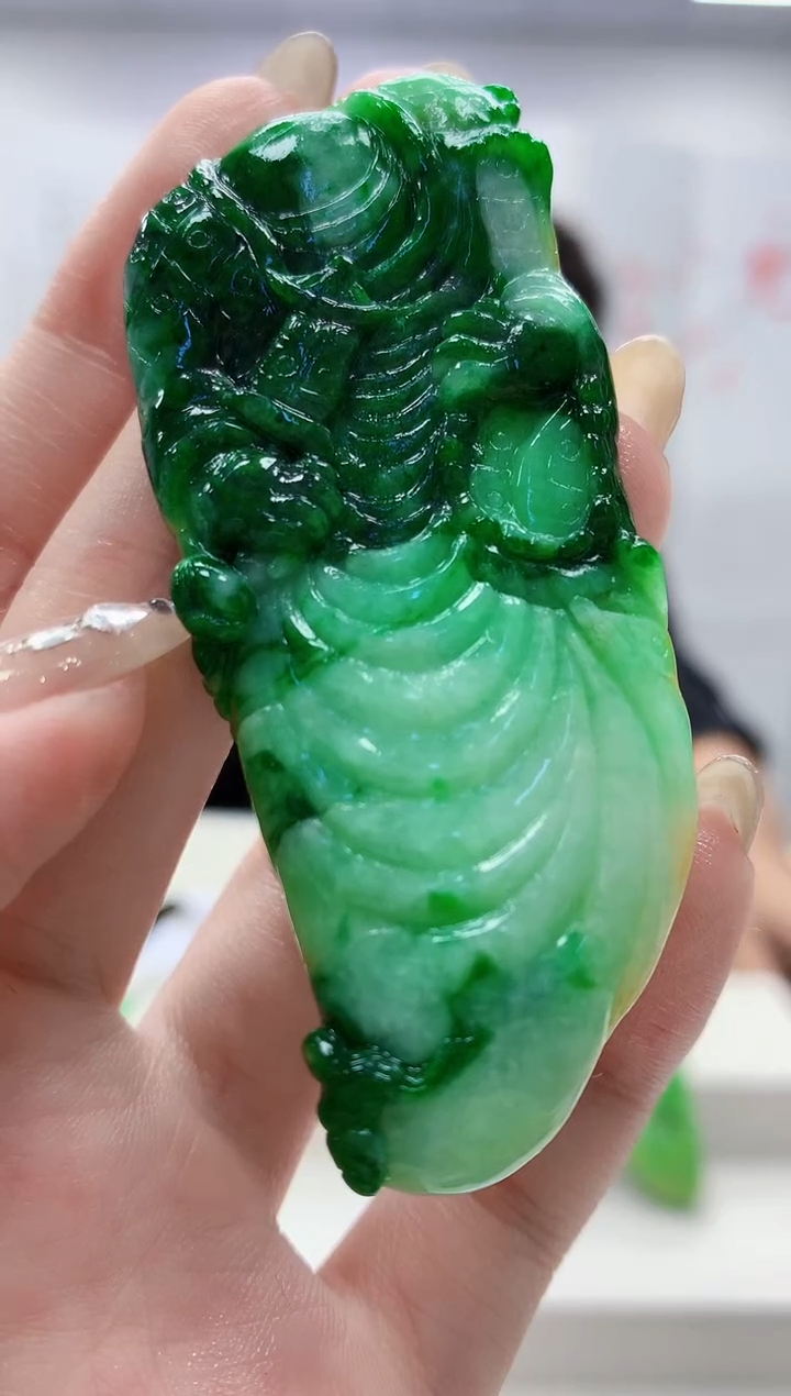未镶嵌定制翡翠5145jw-毛货挂件59