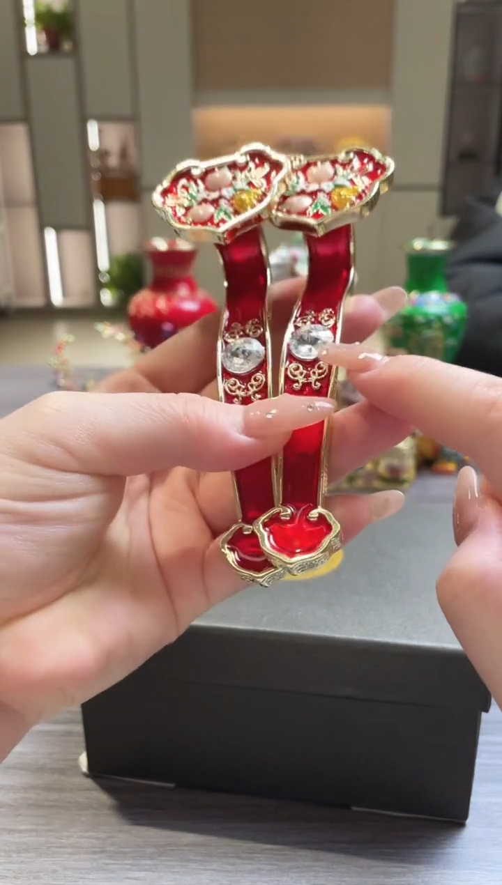 七宝烧珐琅彩首饰盒