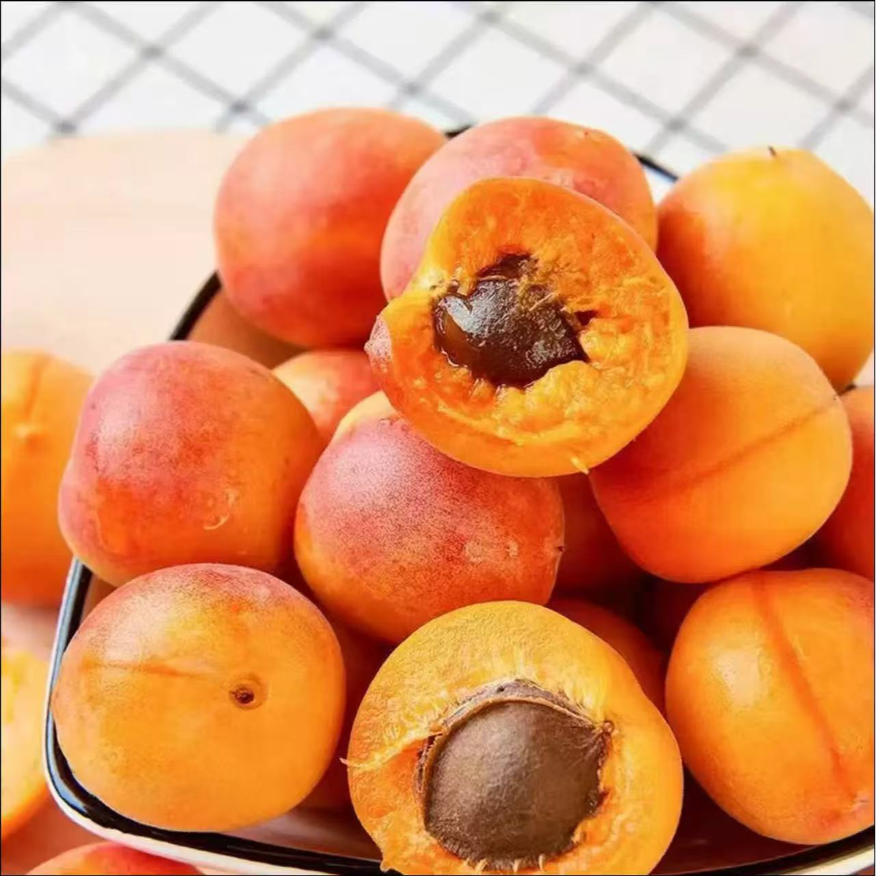 【大果】【次日达】头茬新疆吊干杏一杏水果两吃原箱发货净重3-3.5斤装新鲜应季杏同城配送新疆维吾尔自治区