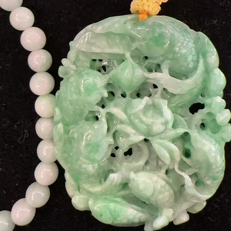 天然缅甸翡翠吊坠3187