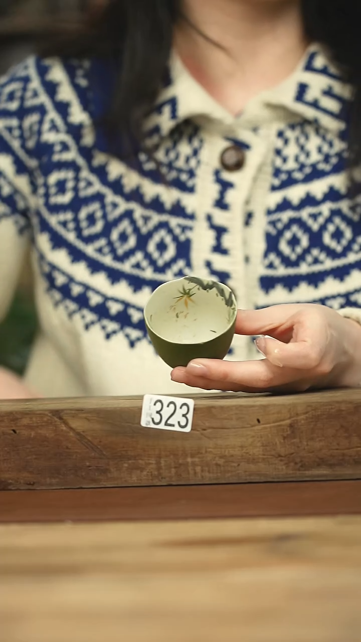 设计师手作款 小青柑金竹主人杯