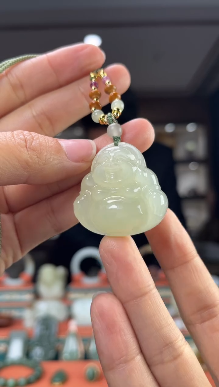 【闪购商品】和田玉颈饰未镶嵌佩佩35mm左右