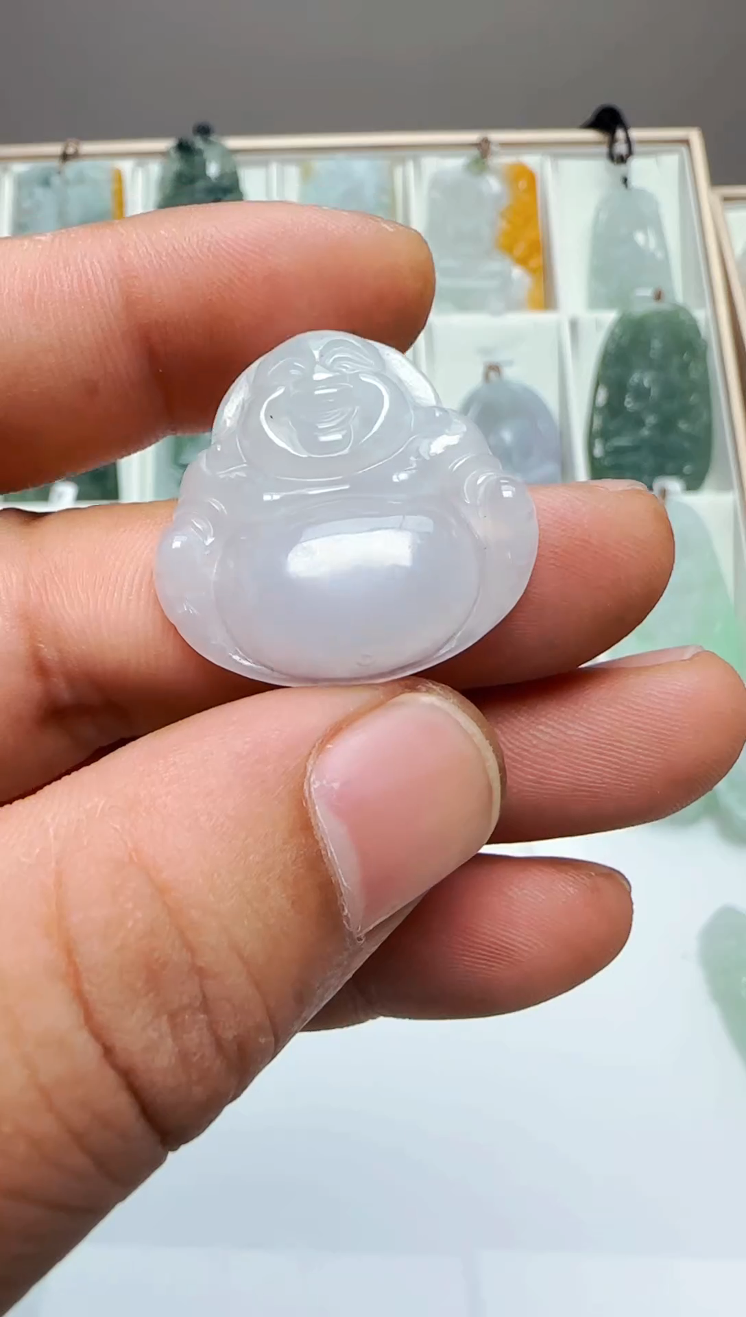 【闪购商品】翡翠颈饰未镶嵌缅甸天然A货翡翠