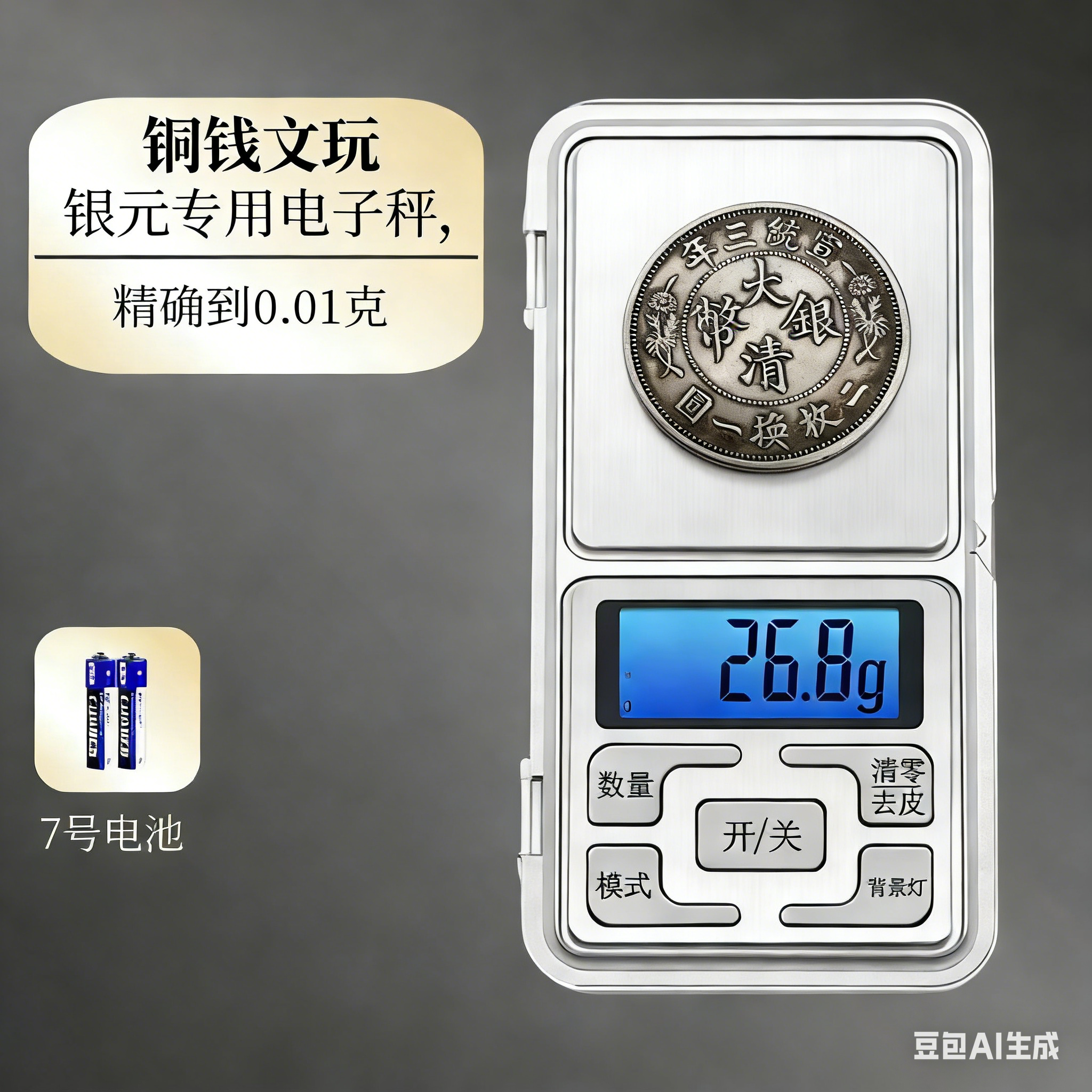 【银元称重专用】珠宝秤称重器电子称奶茶小秤商用防水便携式电子秤