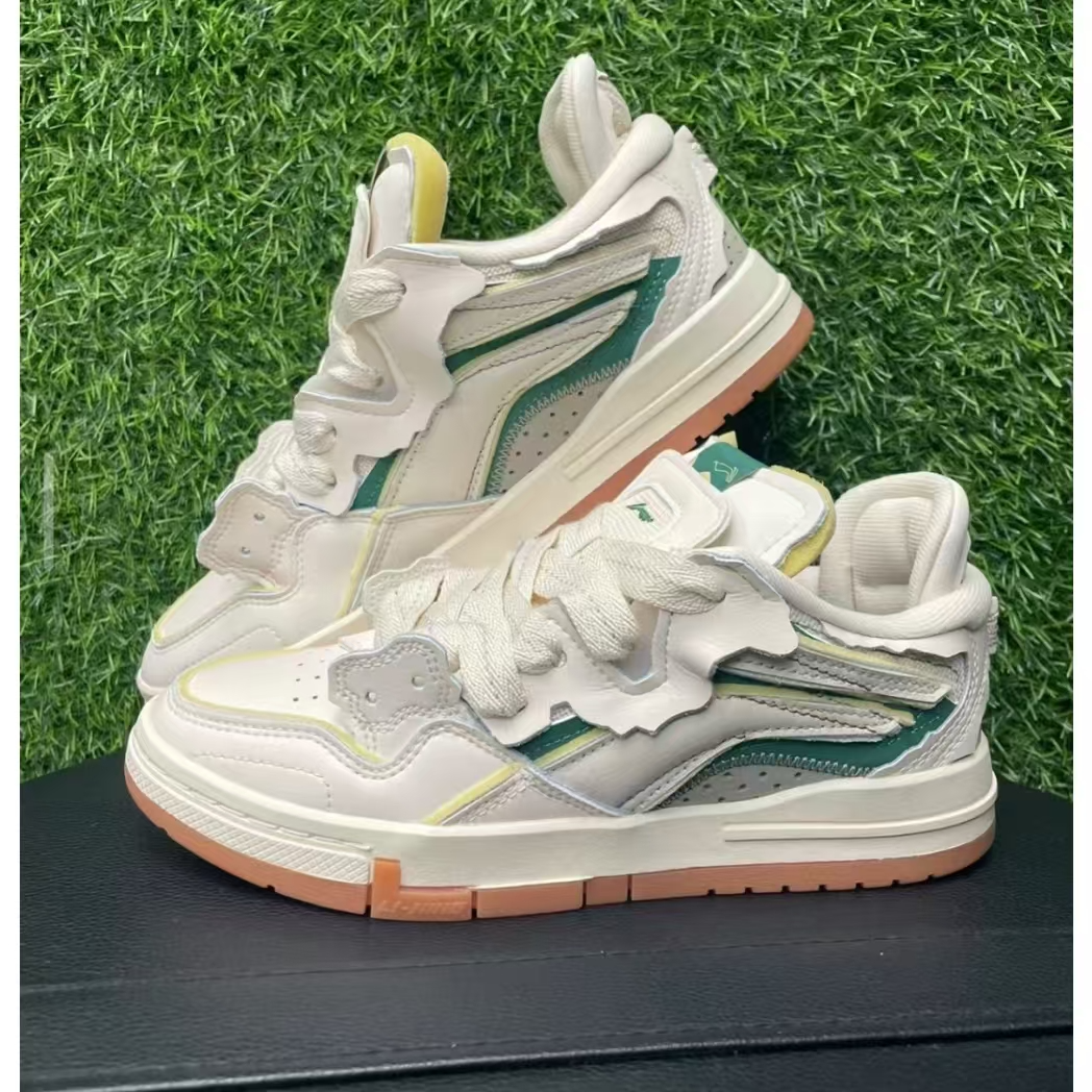 白配绿，清新小板鞋唯物系列