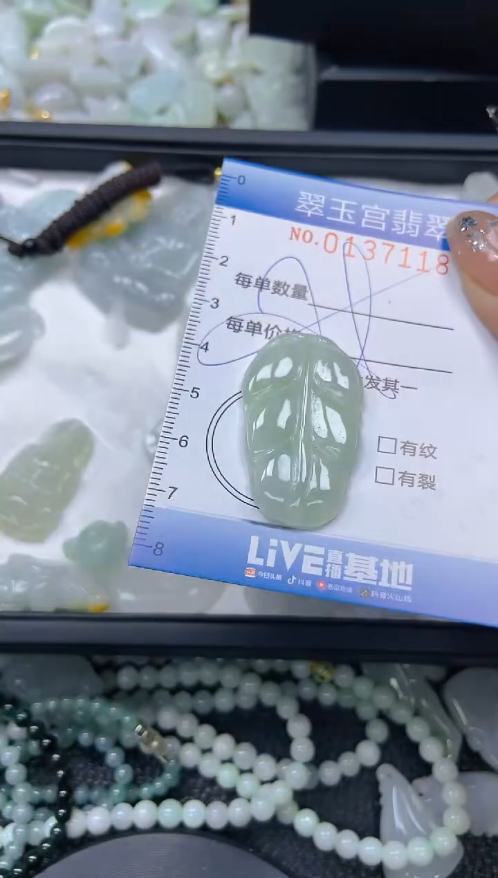 翡翠未镶嵌颈饰闪购0137118