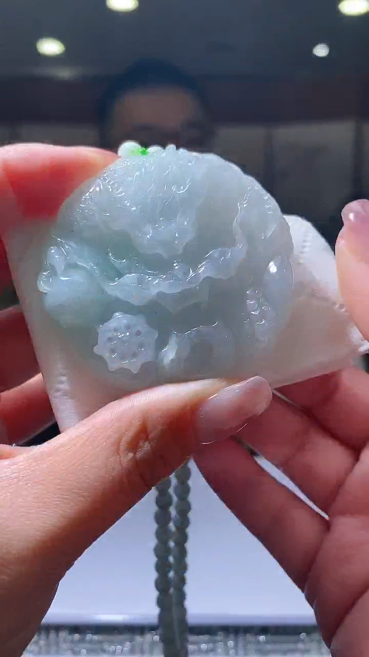 【闪购商品】定制翡翠未镶嵌38/0209/W/发其一件/龙