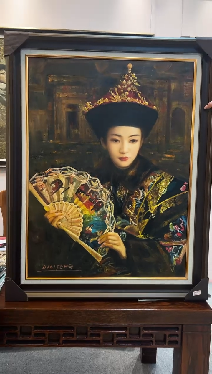 油画DLF 精品油画作品-人物60*80
