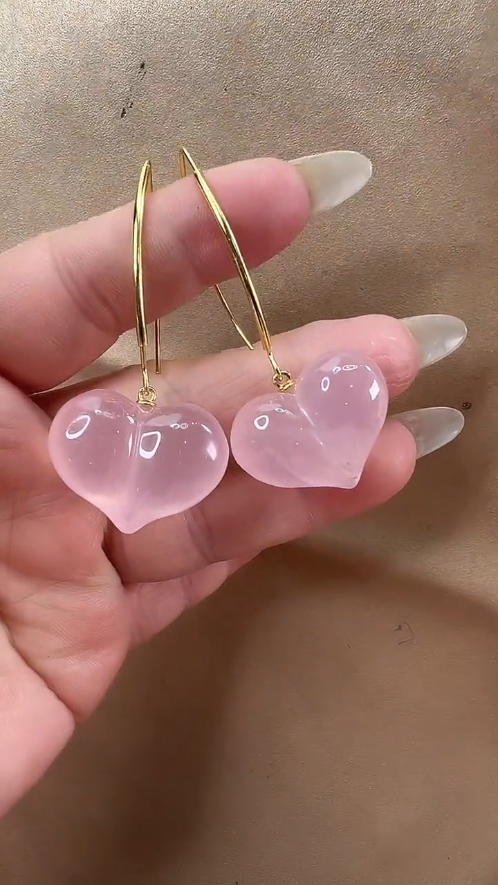 颈饰银S925镶嵌水晶耳环