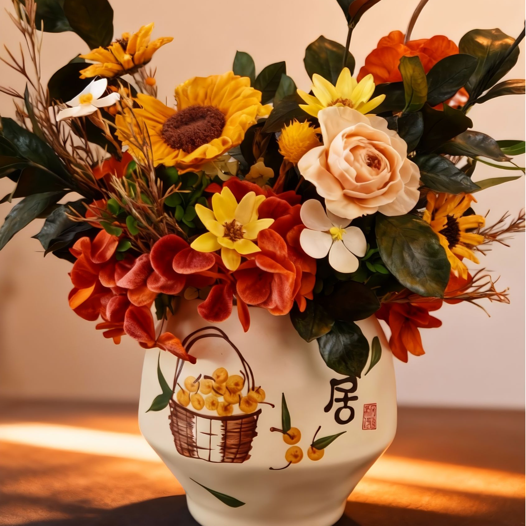 【暖居】高档轻奢永生花客厅餐桌电视柜冰箱装饰家居摆件