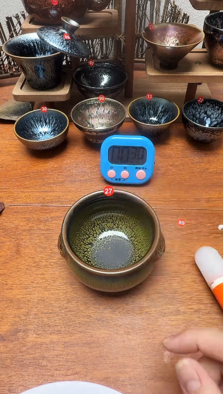 茶盏全****陈27号建盏工匠茶器