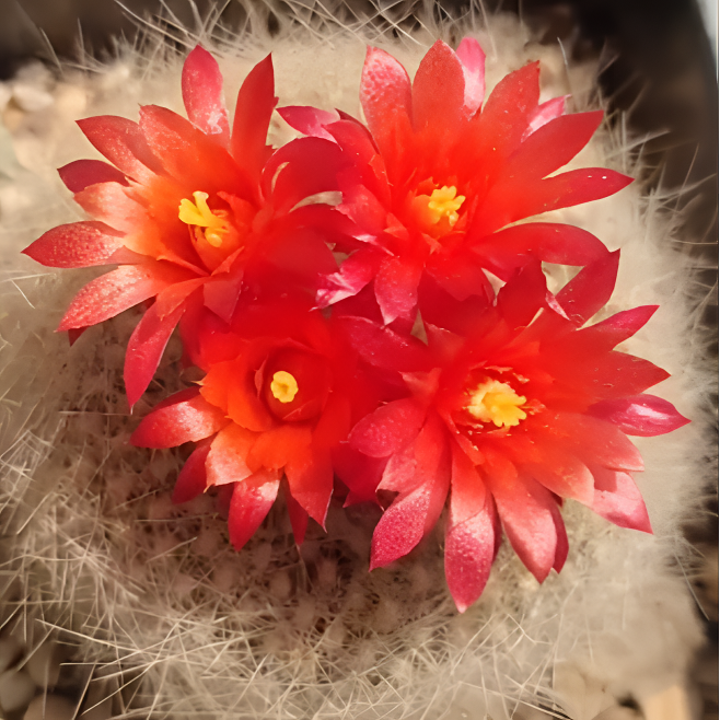 二妹园艺（白雪光实生）好花色仙人球满18包邮随机发