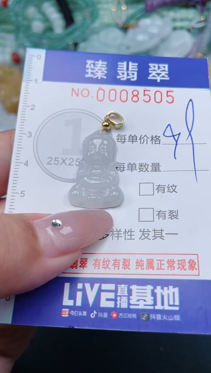 翡翠未镶嵌颈饰.0008505