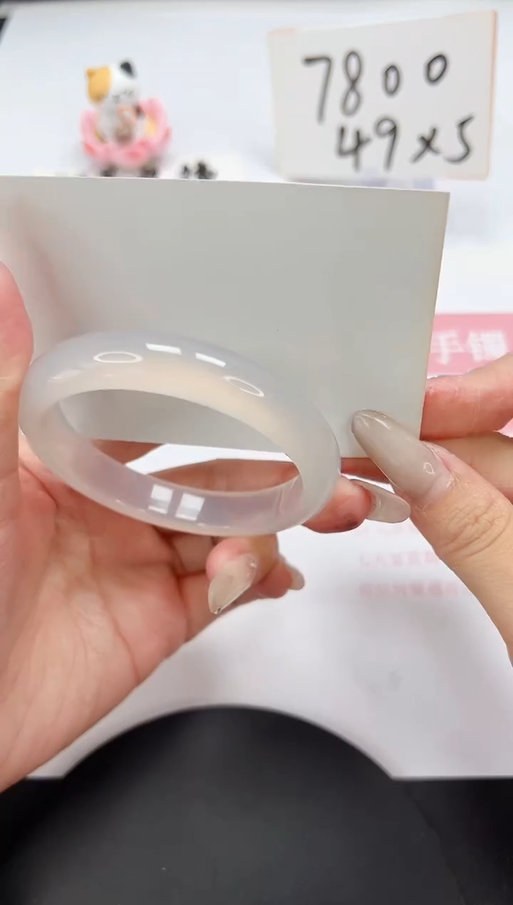 【闪购商品】石英质玉手镯未镶嵌A171-55.1