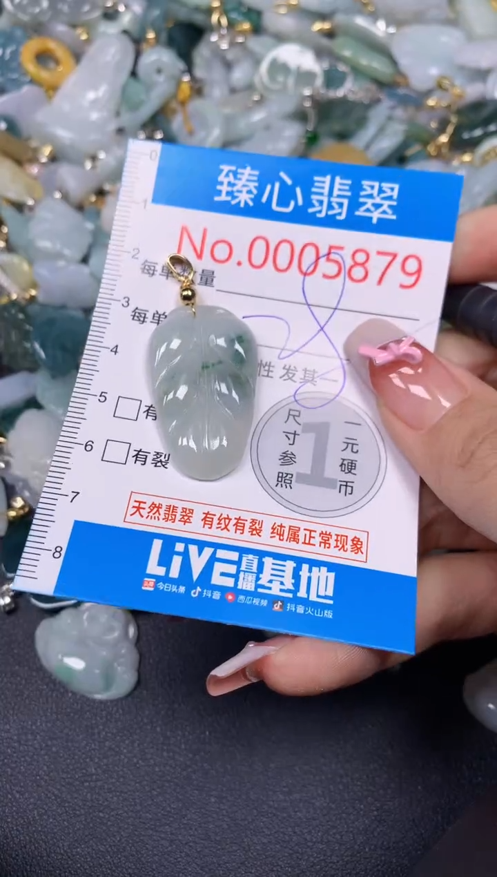 【闪购商品】翡翠颈饰未镶嵌含绳0005879