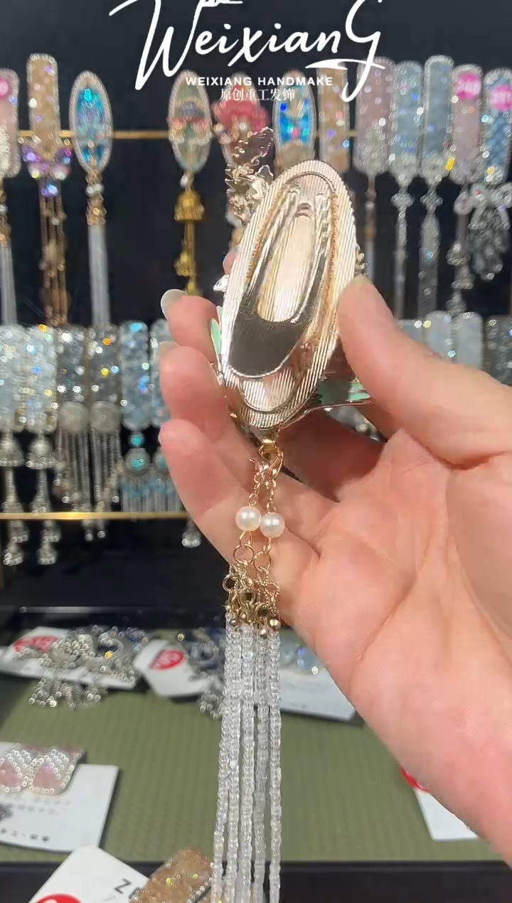 铁合金皮质Y501鸭嘴夹凤凰来仪1个