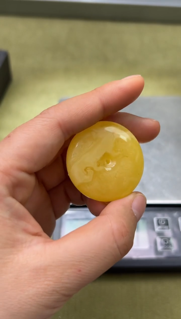 裸石琥珀未镶嵌琥珀蜜蜡吊坠