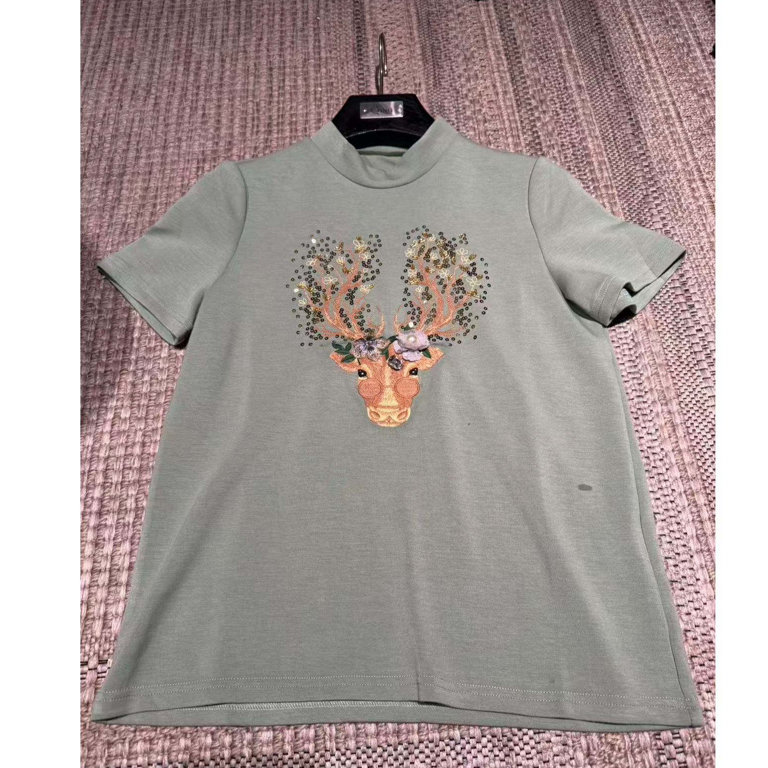 JING定制款210228短袖设计版上衣