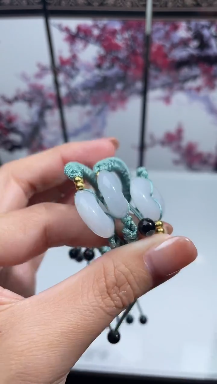 吊坠(不含链)未镶嵌翡翠随机发一（平安扣手绳）