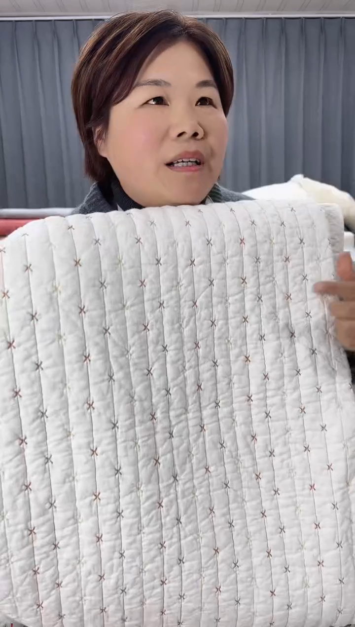 棉90*200白色xx绣纯棉