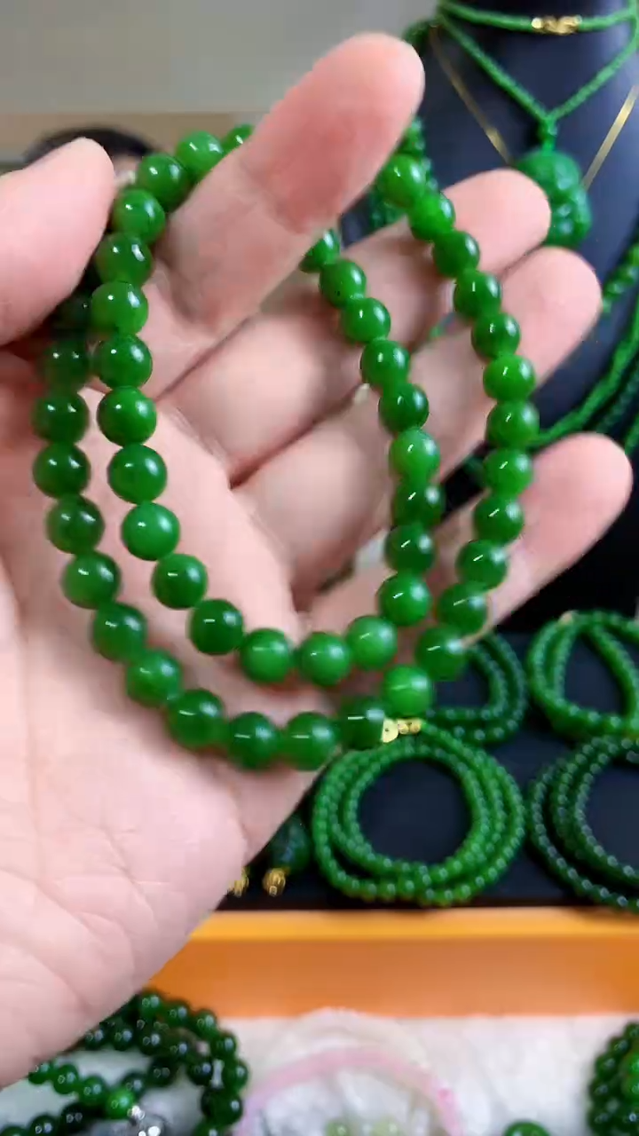 【闪购商品】和田玉（碧玉）项链未镶嵌8