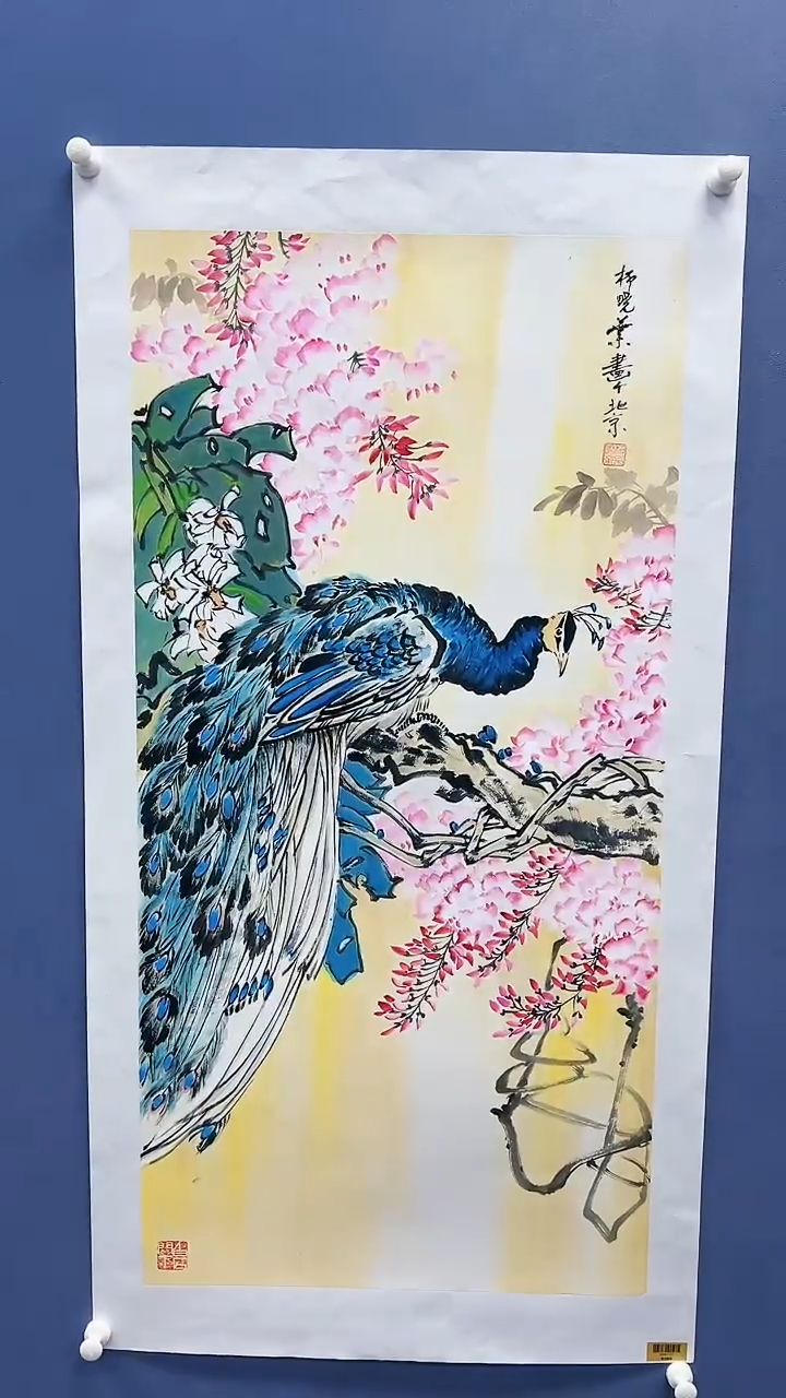 【闪购商品】绘画柳晓叶绘画4.5平尺花鸟