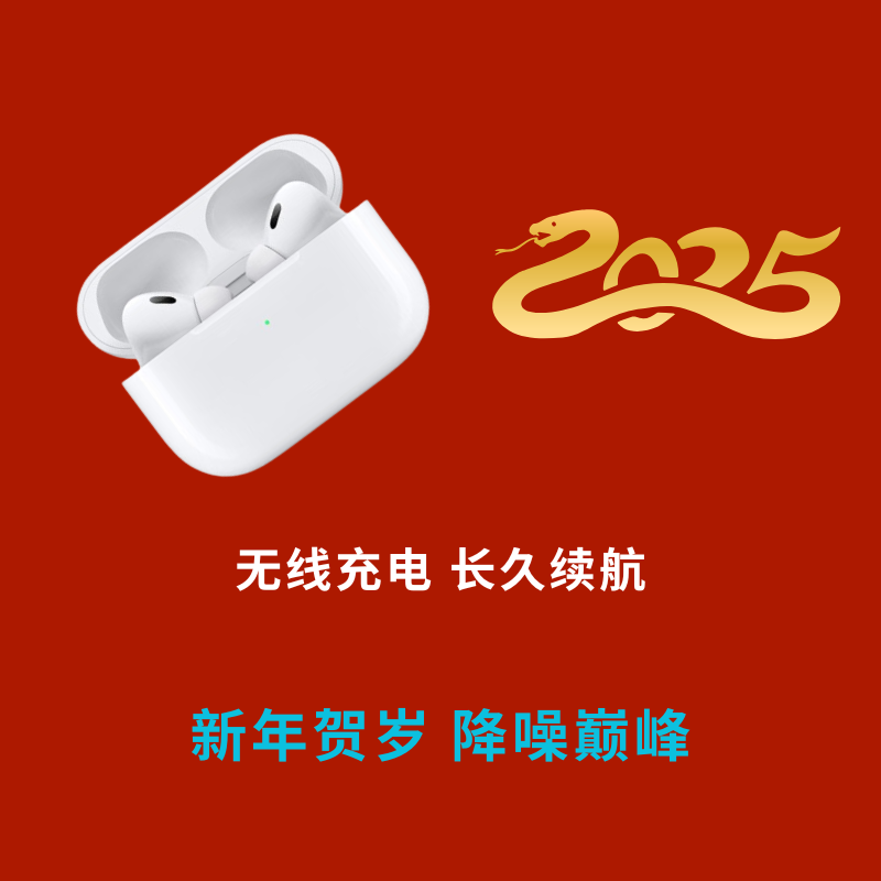 定制2025Pro2入耳式蓝牙耳机无线充电主动降噪超长续航可配单耳
