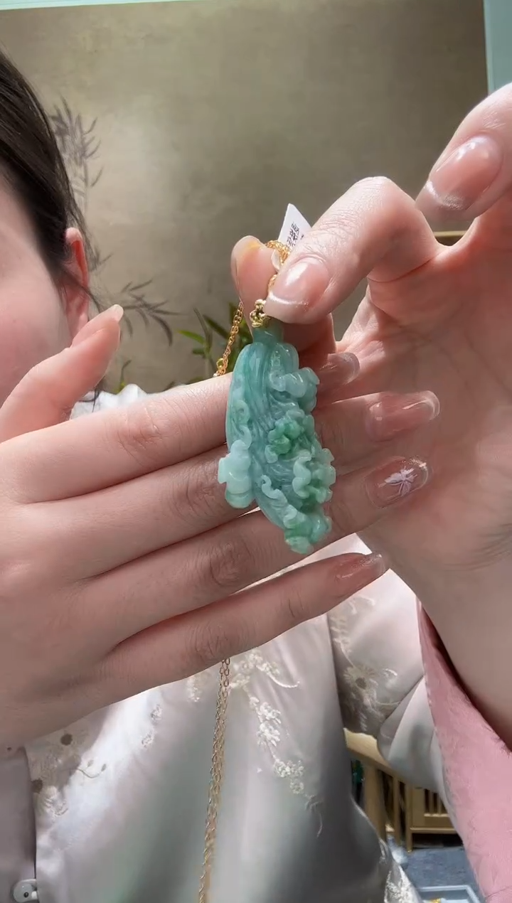 【闪购商品】翡翠颈饰未镶嵌吊坠