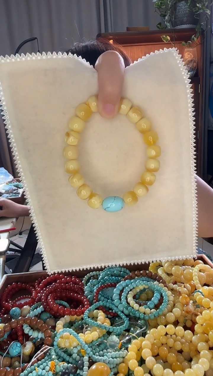 未镶嵌蜜蜡手串蜜蜡高品质手串