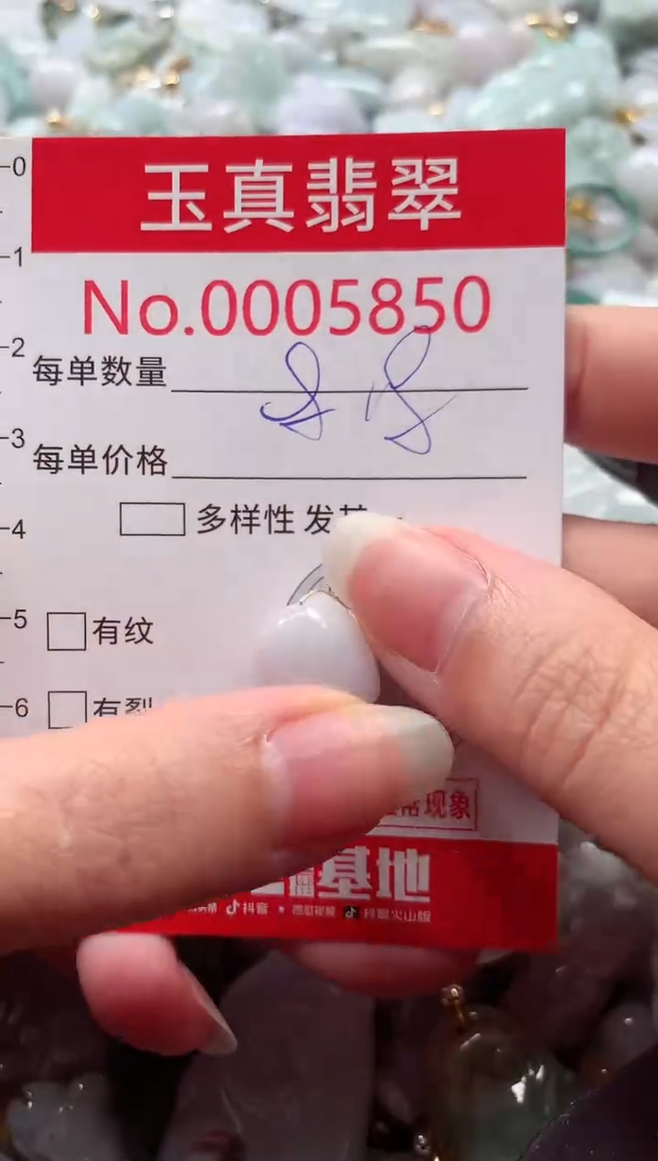 吊坠(不含链)未镶嵌翡翠5850