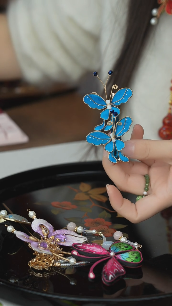 刺绣闪购纯手工非遗国风饰品