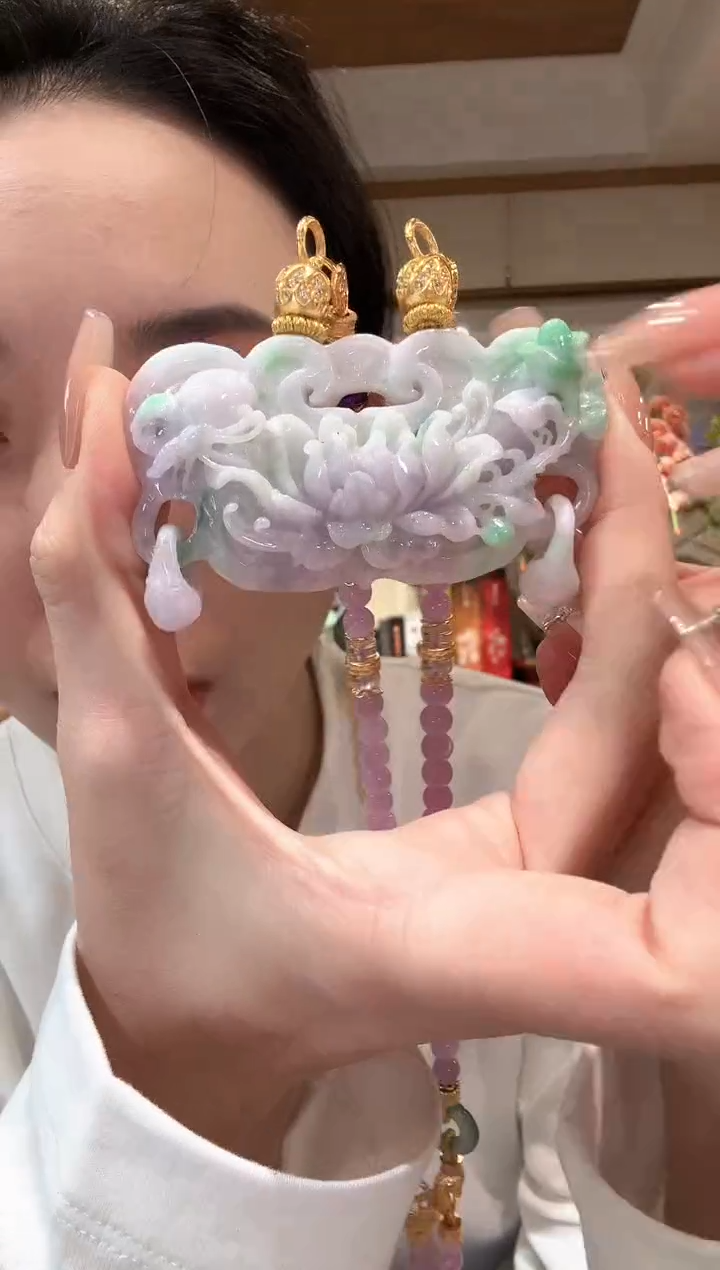 【闪购商品】翡翠颈饰未镶嵌国风