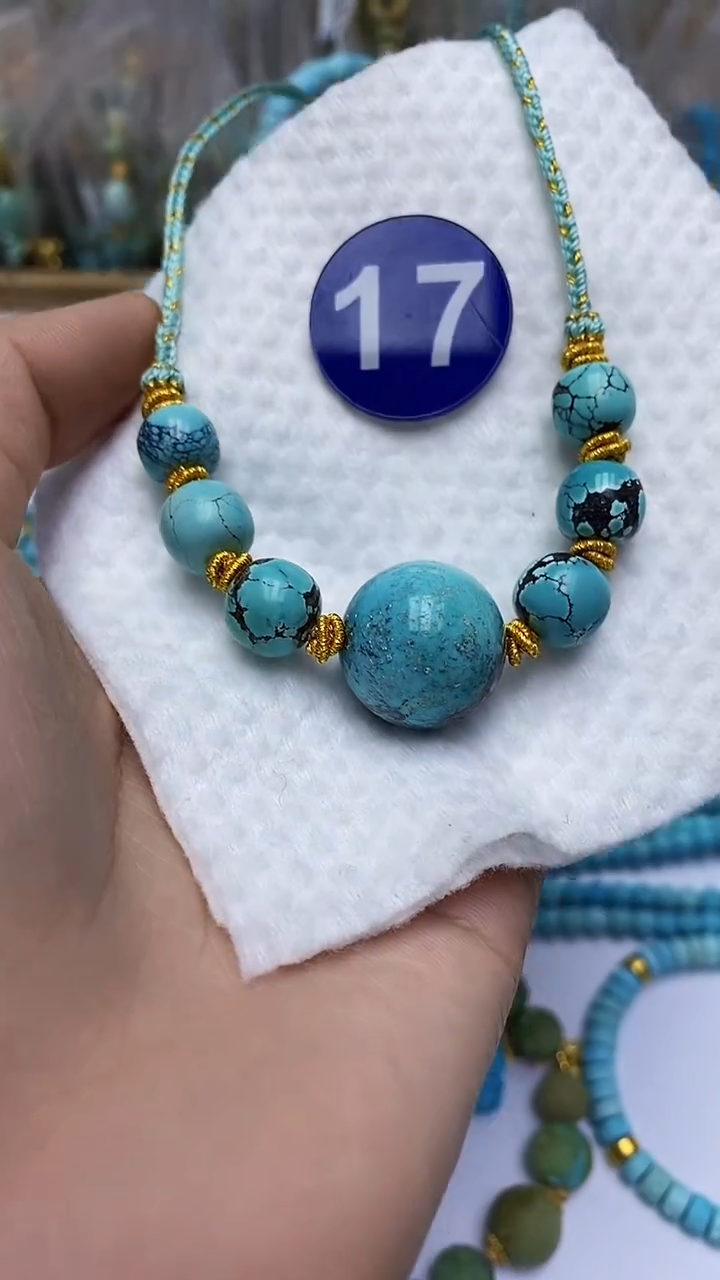 【闪购商品】绿松石项链未镶嵌17