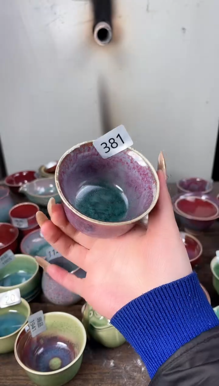 【闪购商品】摆件钧瓷手工茶器窑变